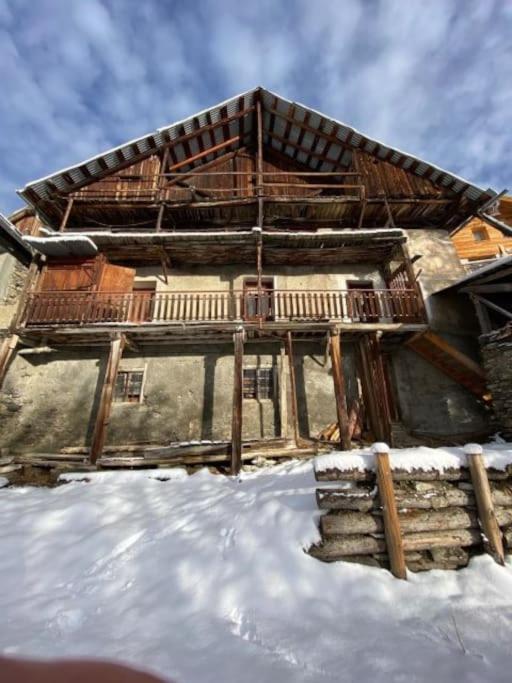 Chalet Avec Vue Sur Le Fort De Chateau Queyras Exteriér fotografie