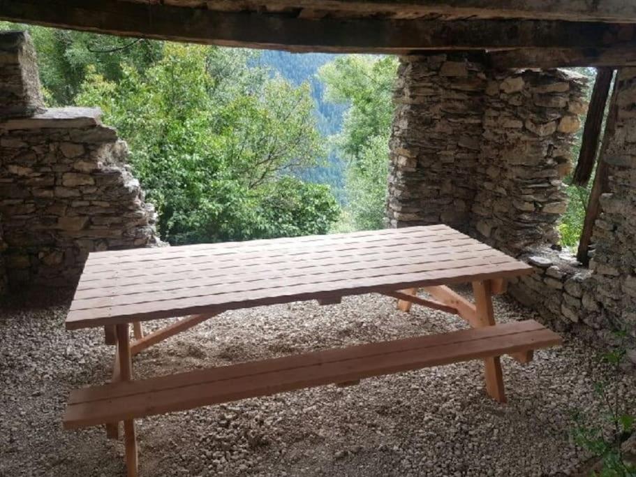 Chalet Avec Vue Sur Le Fort De Chateau Queyras Exteriér fotografie